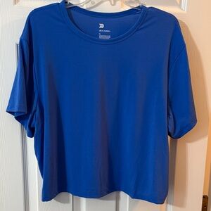All in Motion Women's Cobalt Blue Short Sleeve Top